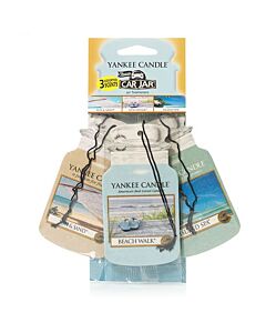Yankee Candle Beach Vacation Car Jar (3-Pack)